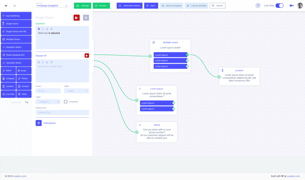 Inpage VIsual builder how to create an interactive banner How to create an interactive banner ad? (BannerBot)
