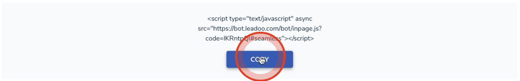 Screenshot 2021 01 18 at 14.01.36 How to embed Leadoo bots
