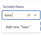 add new variable