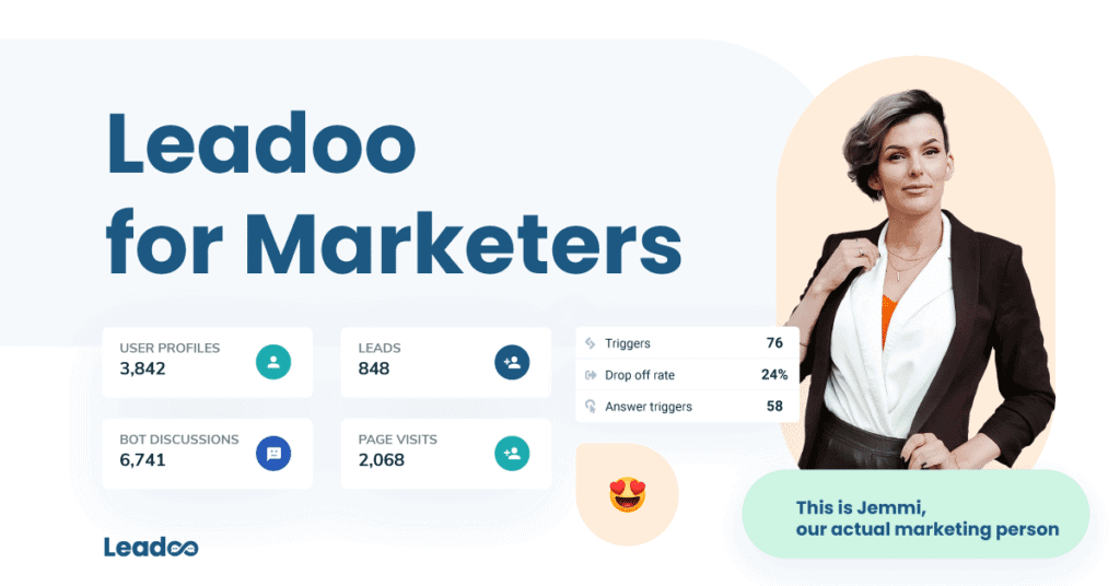 Use cases Marketeers Featured Leadoo marketers Marketers