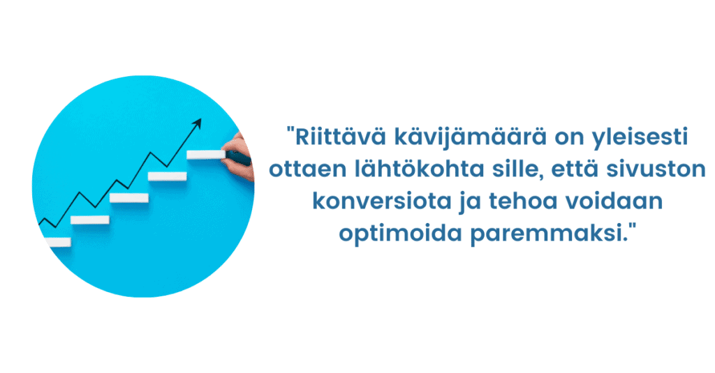 27 verkkosivuliikenne Verkkosivuliikenne – kuinka paljon on tarpeeksi?