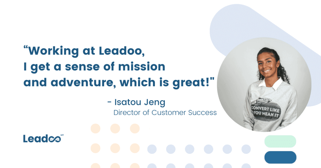 Isatou Life as a Leadooer blog image
