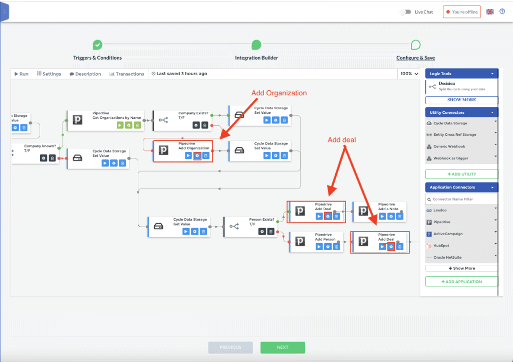 Pipe add deal 2 1 Setting up an integration to CRM using templates