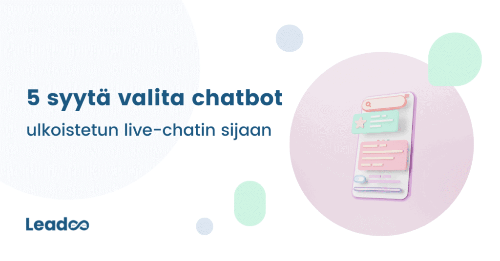 Sere images 20 myyntisykli 5 syytä valita chatbot ulkoistetun live-chatin sijaan
