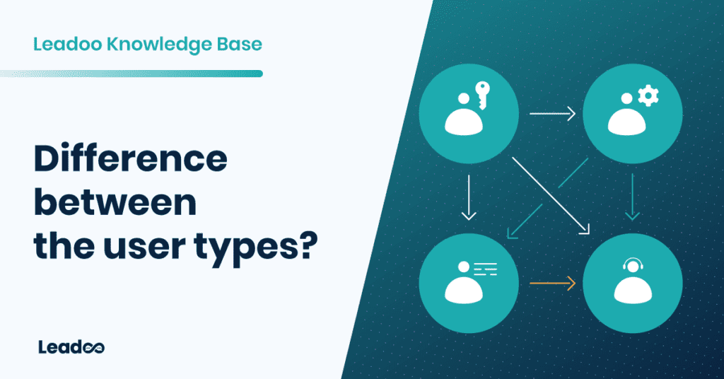 User types leadoo user types What’s the difference between the user types?