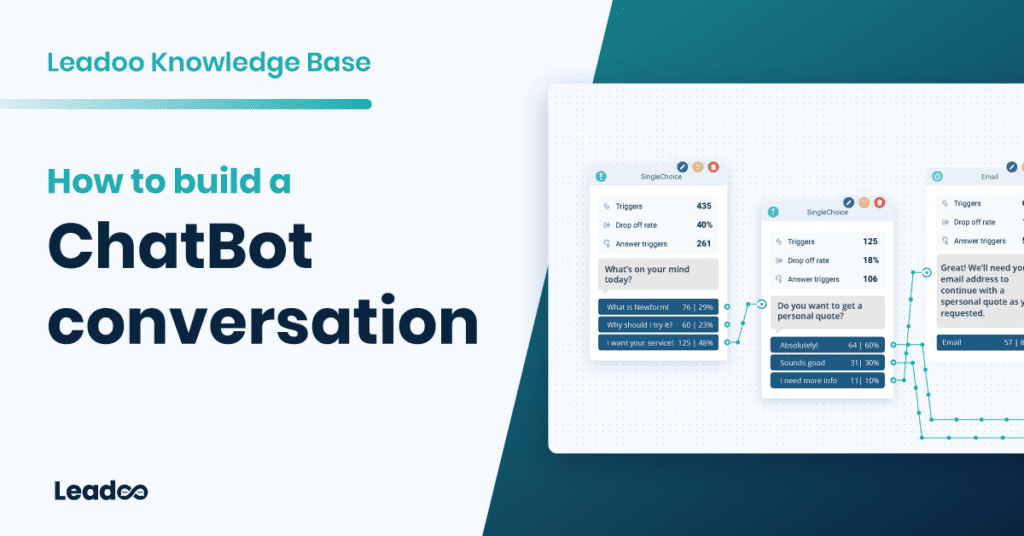 Build a chatbot conversation featured leadoo user types How to build a ChatBot conversation