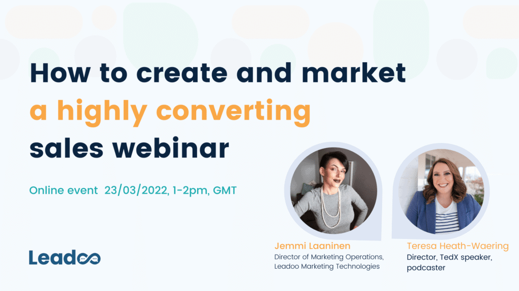 Sales webinar