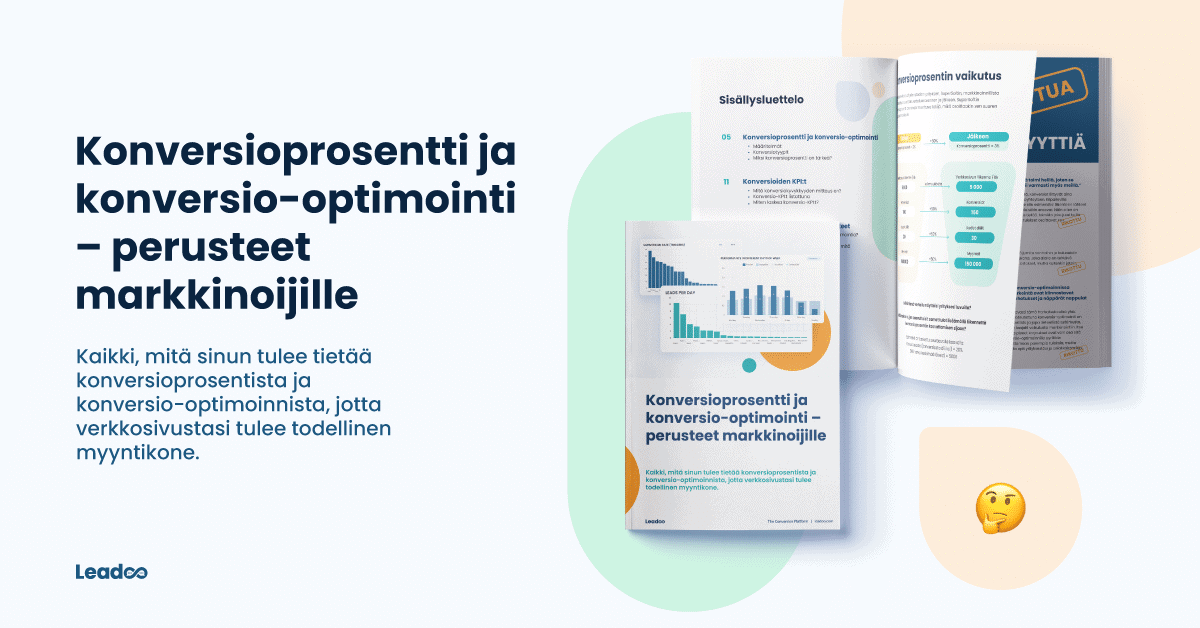 Konversio-optimointi – perusteet markkinoijalle