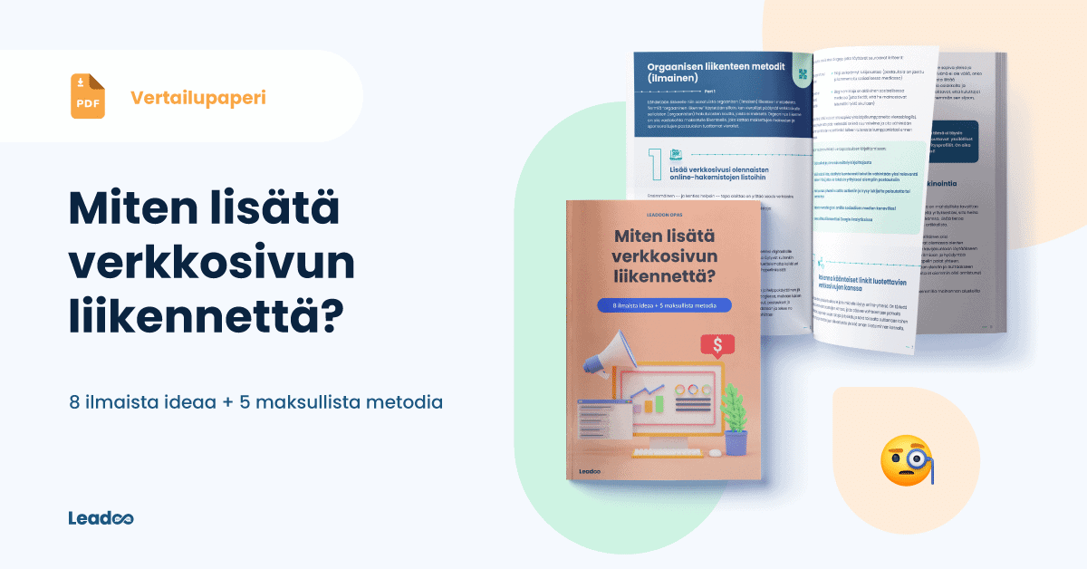 Kuinka lisätä verkkosivuliikennettä? 8 ilmaista ideaa ja 5 maksullista metodia