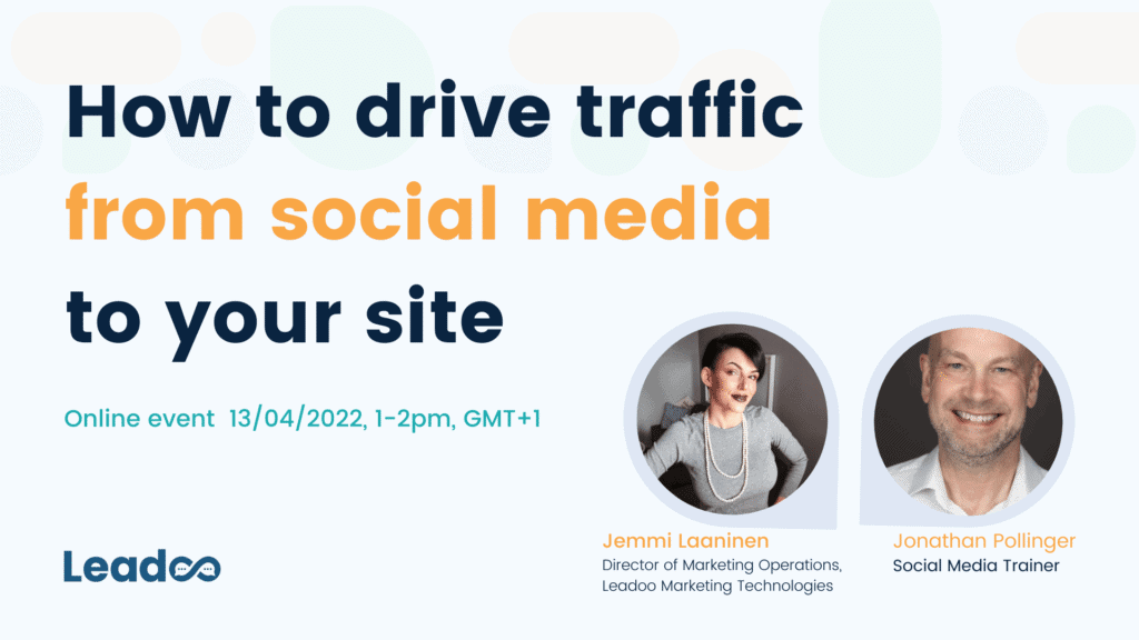 UKWEB2022April Drive traffic from socials to your website