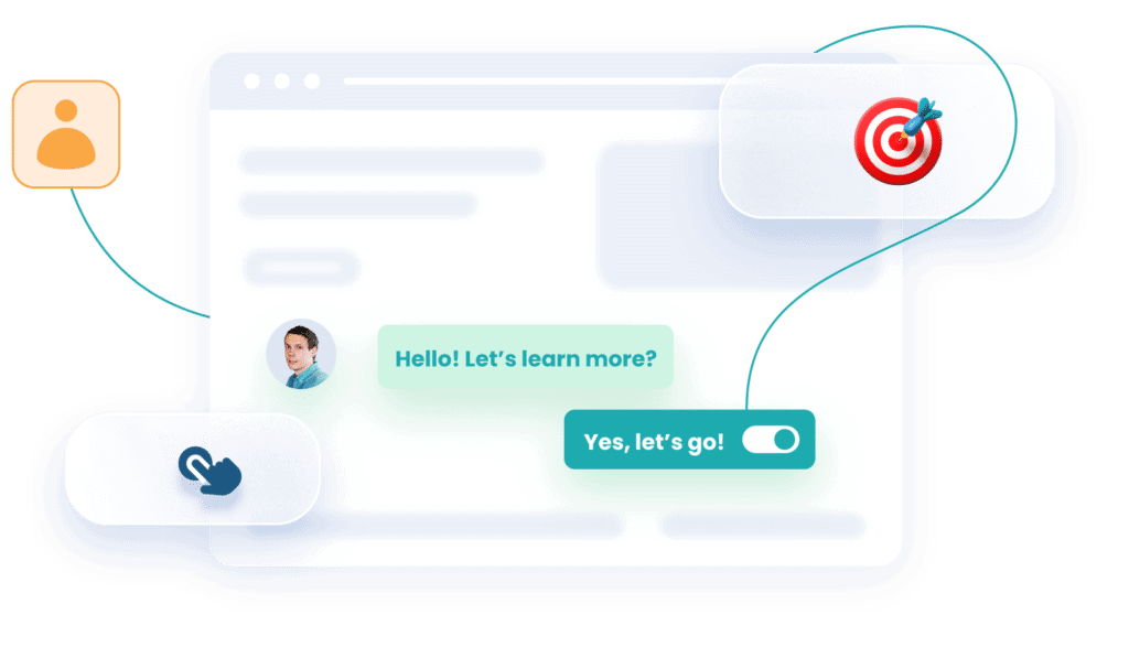 user experience through personalised discussions
