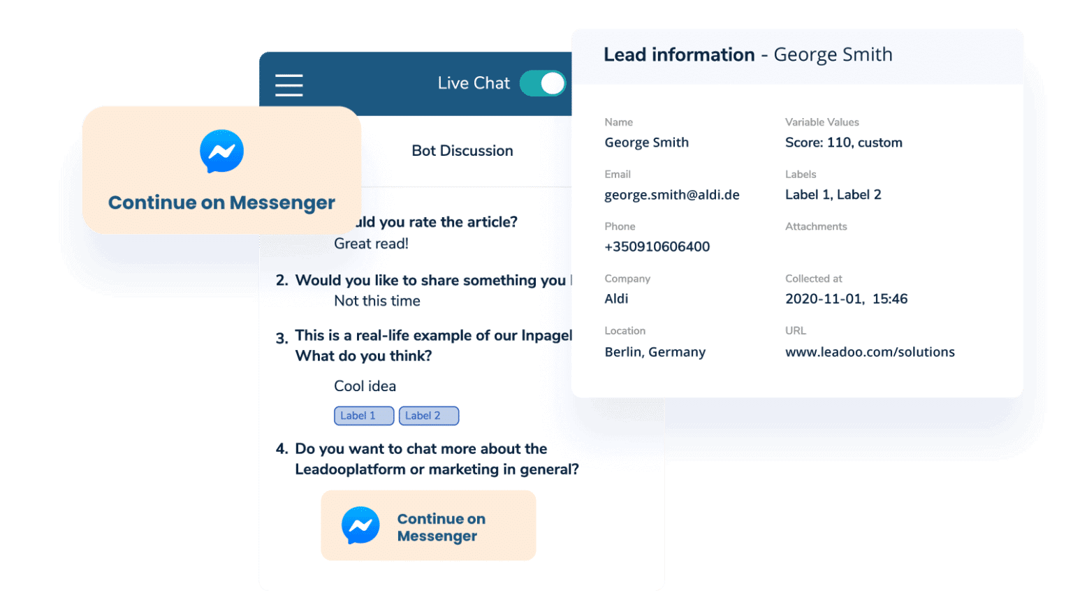 Live Chat | Leadoo - Conversion Platform