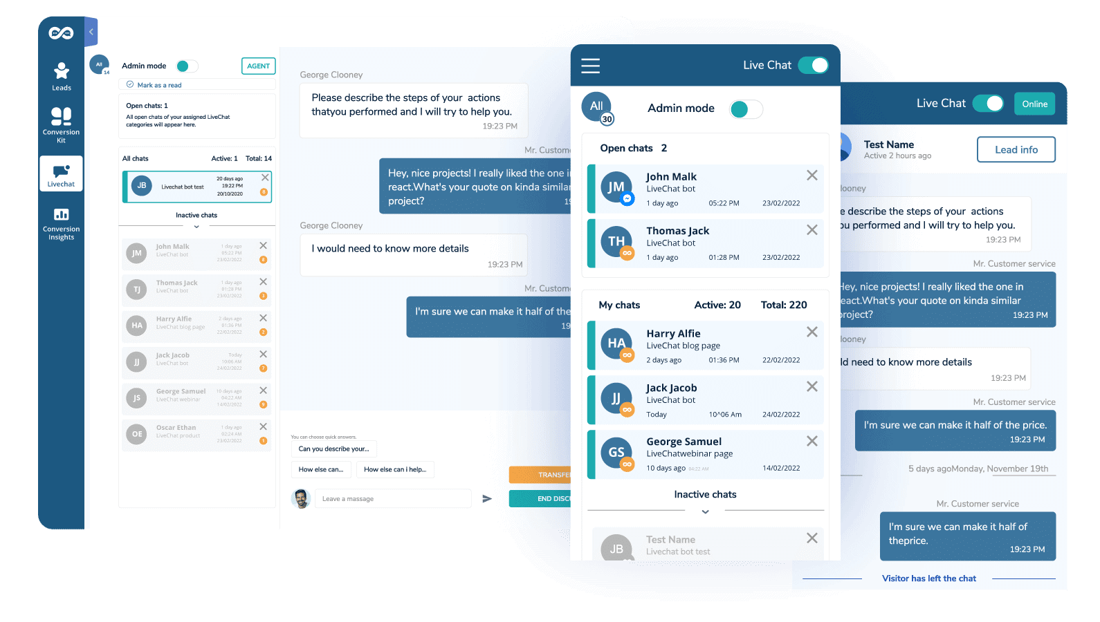 Live Chat | Leadoo - Conversion Platform