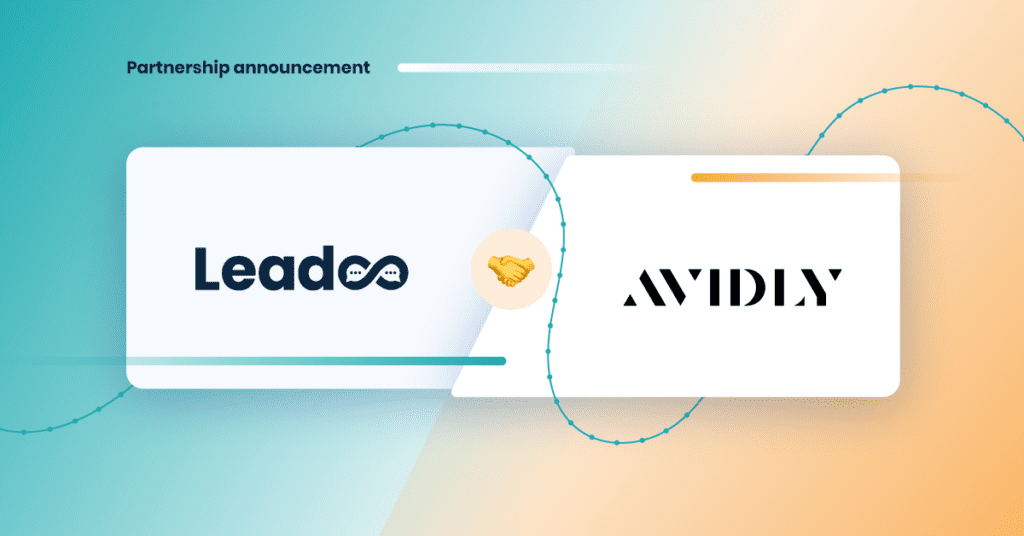 Leadoo avidly partnership VisualBot Avidly ja Leadoo julkistavat kumppanuutensa