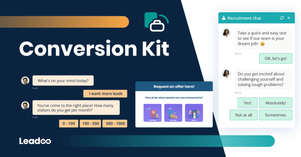 Conversion kit 3 featured solutions Conversion Kit