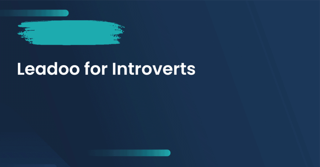 Copy of Job posts 1 introverts Leadoo for Introverts
