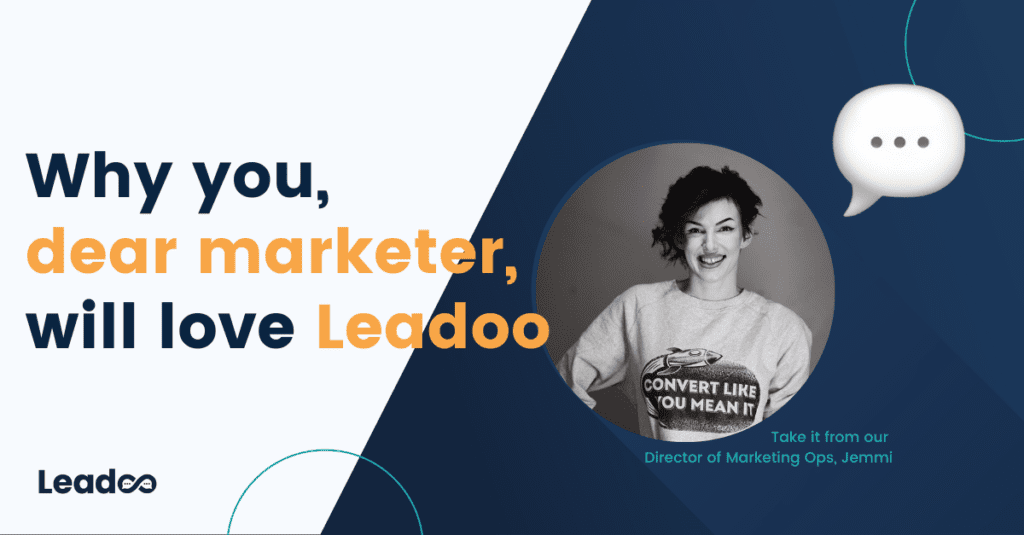 Marketers love Leadoo Leadoo for Marketing CTA