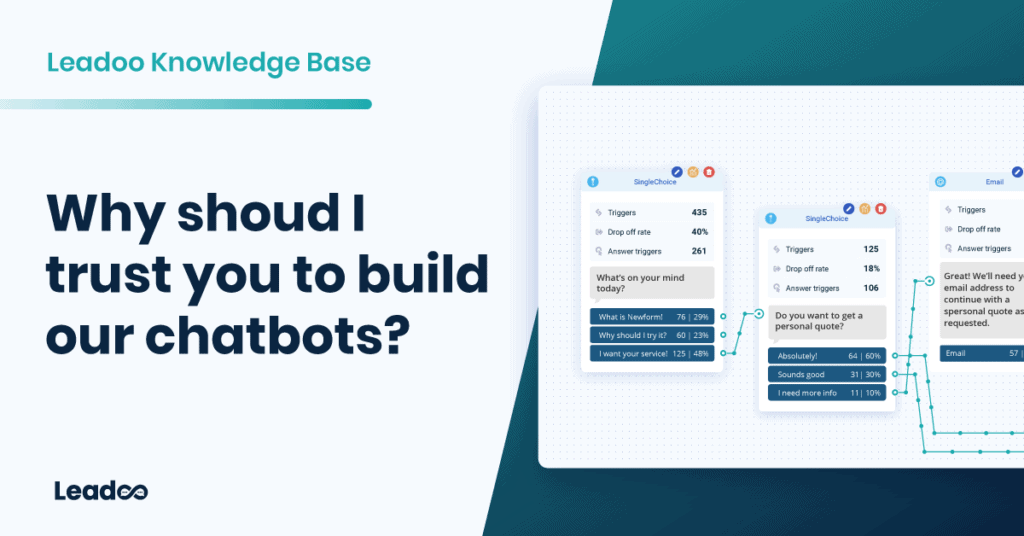 Why shoud I trust you to build our chatbots how chatbots help in lead generation Why shoud I trust you to build our chatbots?