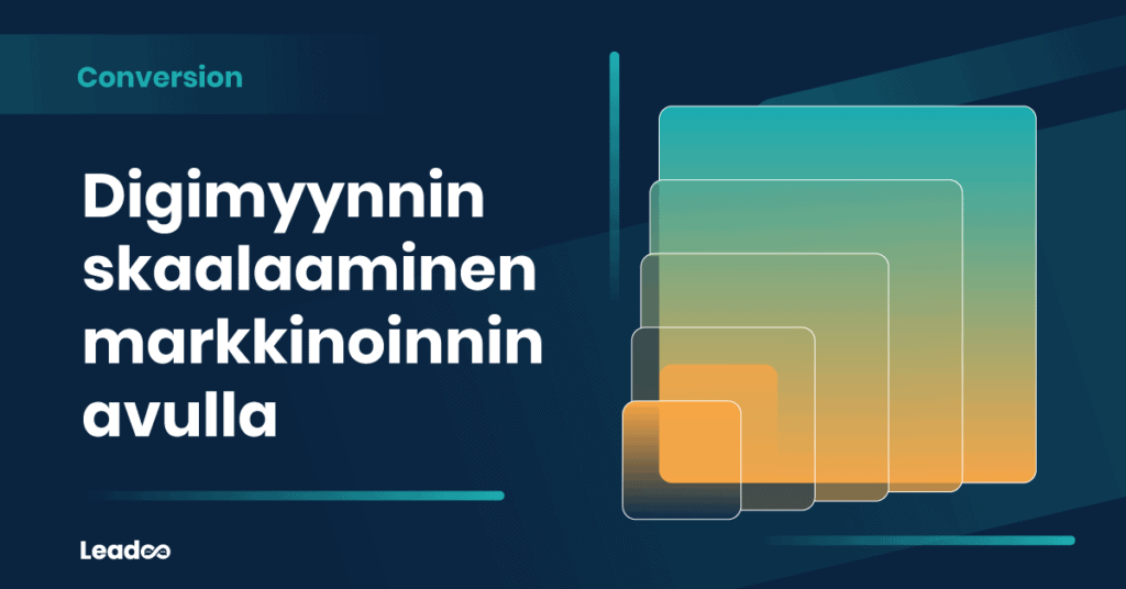 Digimyynnin skaalaaminen markkinoinnin avulla sisältömarkkinointi Digimyynnin skaalaaminen markkinoinnin avulla
