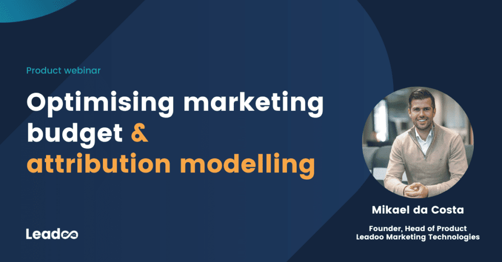 AttributionEN 2 leadoo company identification tracking Optimise marketing budget & attribution modelling