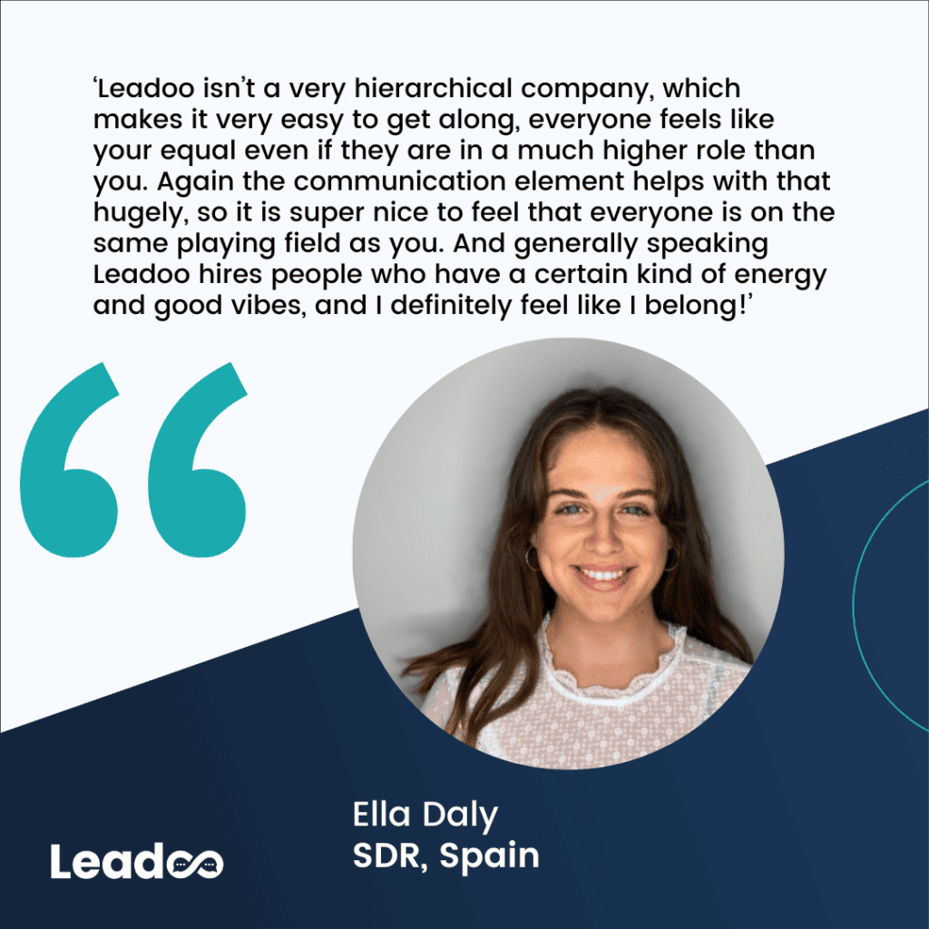 Life as a Leadooer: Ella Daly, SDR