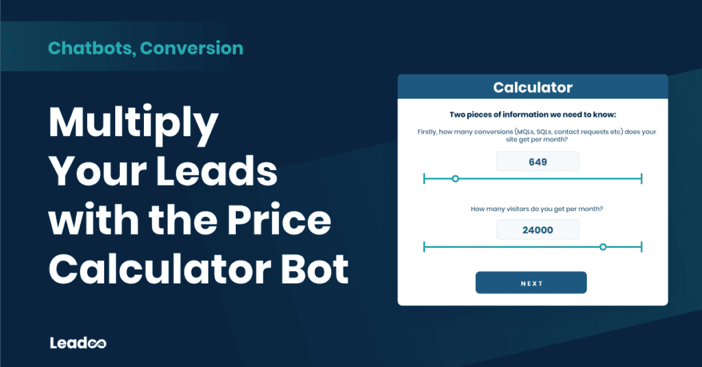 Price calculator leadoo b2b sales Multiply Your Leads with the Price Calculator Bot