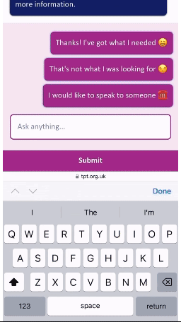 TPT GIF2 Käyttäjäkokemuksen parantaminen ja tekoälyn käyttö vähensivät asiakaspalveluun tulevia yhteydenottoja 32 %