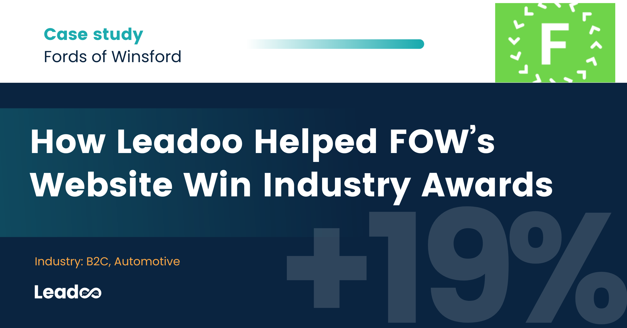 How Leadoo helped FOW’s website win awards and become its best performing sales channel