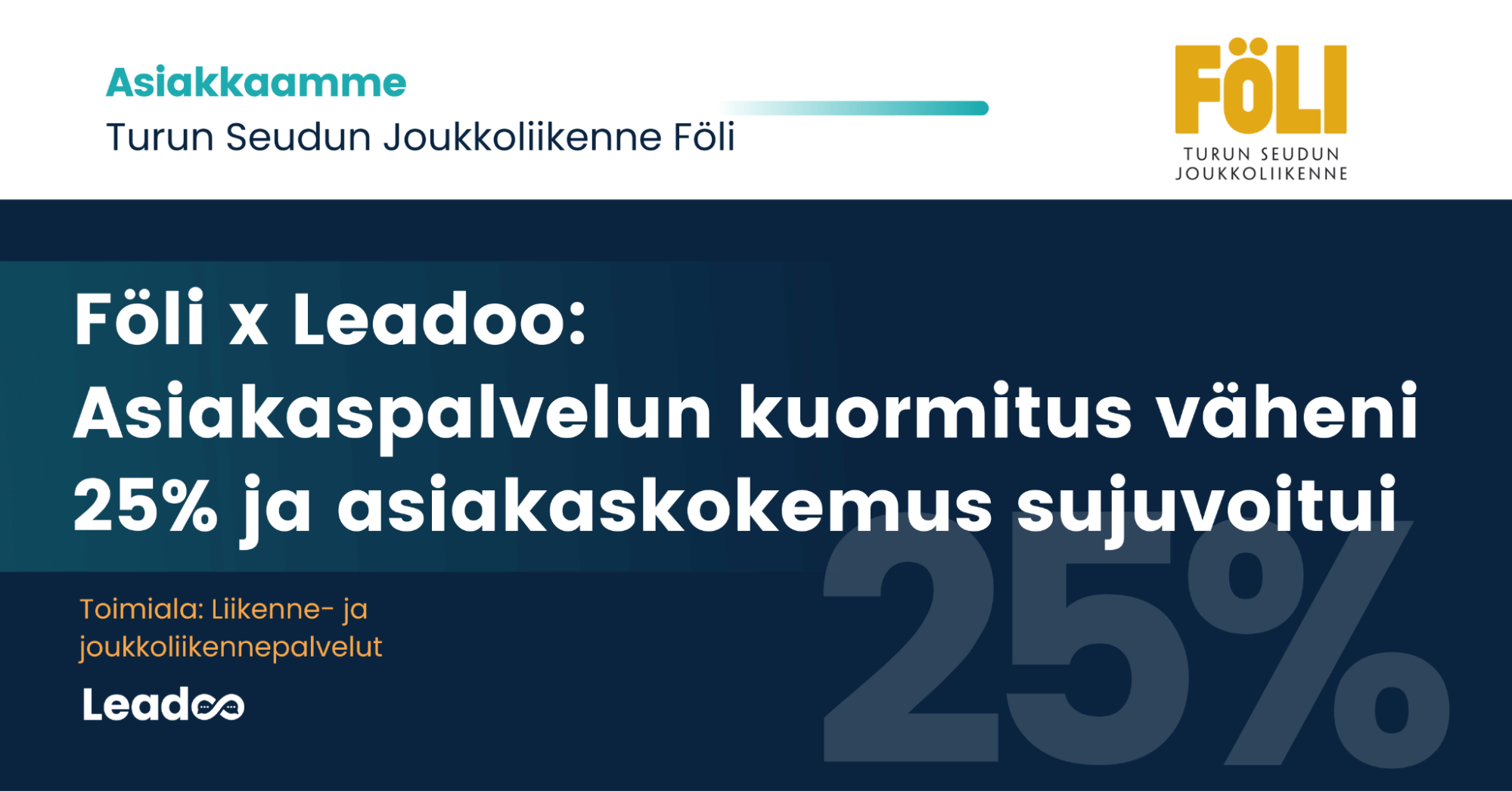 Föli x Leadoo: Matka sujuvampaan asiakaskokemukseen