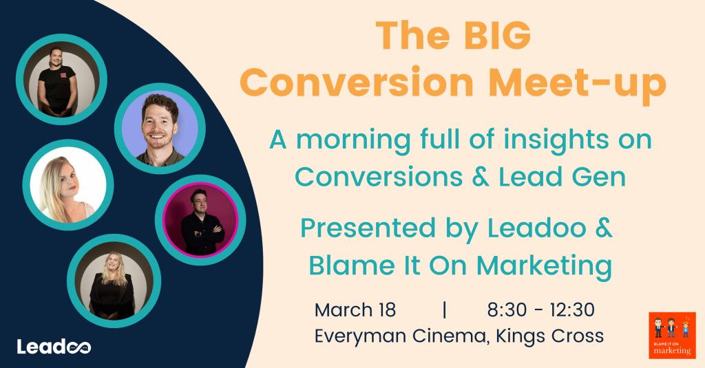 1 BIGConversion MeetupBIOM The BIG Conversion Meet-up