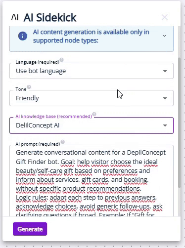 AI Generated Bot Content Generate AI-Generated Bot Content