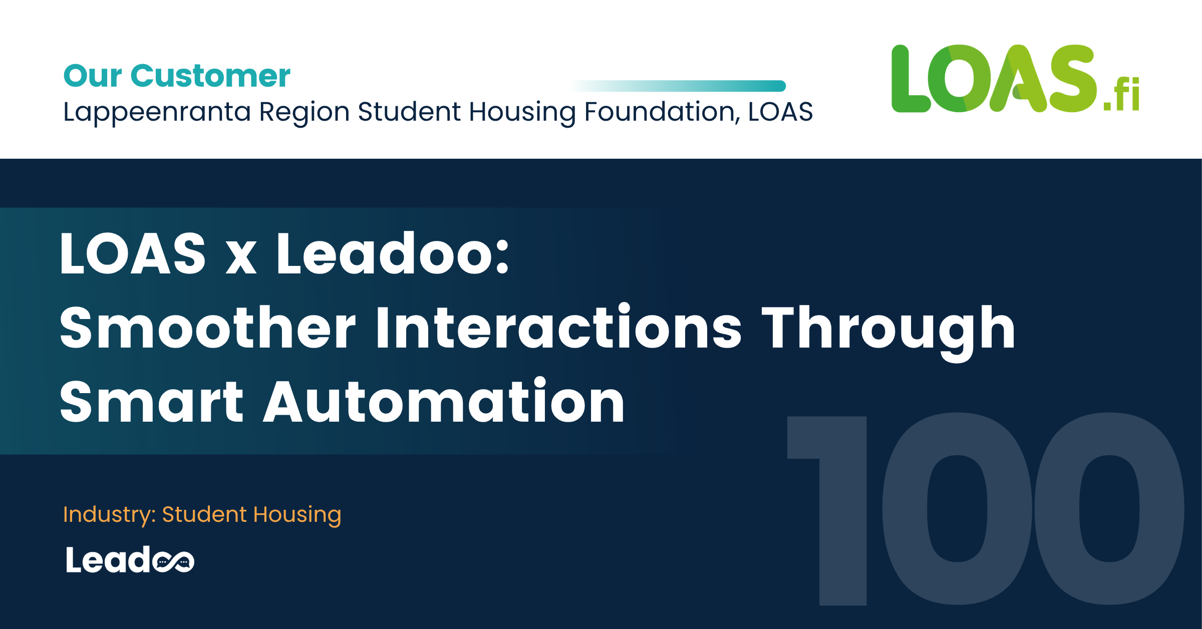 LOAS x Leadoo: Smoother Interactions Through Smart Automation